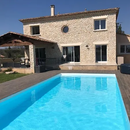 Villa La Bastide Du Soleil Avec Piscine, Calme, Randonnee A Proximite Allegre Les Fumades