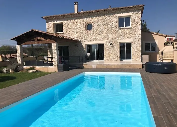 Villa La Bastide Du Soleil Avec Piscine, Calme, Randonnee A Proximite Allegre Les Fumades
